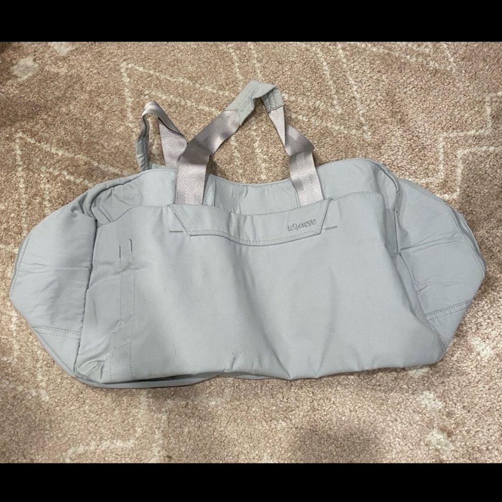 LeSportSac light blue duffle bag
